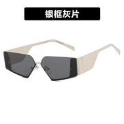 ( silver frame  gray  Lens ) sunglassY Sunglasses occdental style retro sunglass personalty
