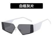 ( while frame gray  Lens ) sunglassY Sunglasses occdental style retro sunglass personalty