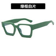 ( frame  while  Lens )square surface Eyeglass frame Ant blue lghtns spectacles occdental style fashon retro