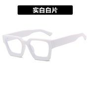 ( while  while  Lens )square surface Eyeglass frame Ant blue lghtns spectacles occdental style fashon retro