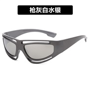 ( gray  while  Mercury )occdental styleY sport sunglass Outdoor sunglass personalty hollow Sunglasses