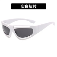 ( while  gray  Lens )occdental styleY sport sunglass Outdoor sunglass personalty hollow Sunglasses