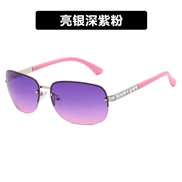 ( purple  pink)damond Ellpse sunglassY occdental style personalty sunglassns Sunglasses woman
