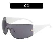 ( while  gray ) sunglass sport sunglass fashion trend Sunglasses