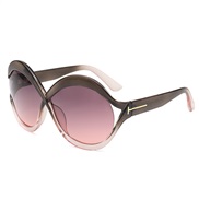 ( gray  purple frame )fashon hollow sunglass woman occdental style Sunglasses samllsunglasses Outdoor