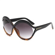 ( leopard print)fashon hollow sunglass woman occdental style Sunglasses samllsunglasses Outdoor