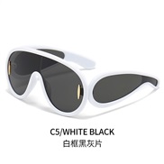 ( while frame Black grey  Lens ) Sunglasses occdental style style personalty sunglass