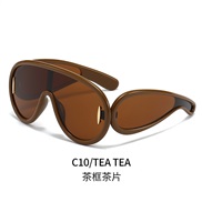 ( tea  frame  tea  Lens ) Sunglasses occdental style style personalty sunglass