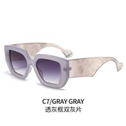 ( gray  frame  gray  Lens )occdental style Sunglasses woman fashon sunglass man