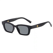 ( Black frame  gray  Lens )chldren sunglass retro square Sunglasses man woman cat personalty