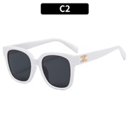 ( while frame gray  Lens )super sunglass occdental style personalty fashon trend man woman samll