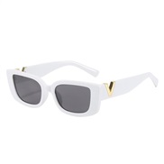 ( while frame gray  Lens )gm Sunglasses womanns hgh sunglass summer ant-ultravolet
