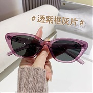 ( purple  frame  gray  Lens )hgh sunglass womangm personalty Sunglasses cat occdental style man