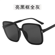 ( purple  Black frame  Lens ) Sunglasses woman anti-ultraviolet man Korean stylens sunglass