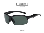 ( polarized light Black frame Dark green Lens ) man polarzed lght sunglass Outdoor sport Sunglasses man ant-ultravolet