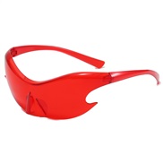 ( red  frame  red  Lens )Y man woman personalty sunglass Colorful occdental style Sunglasses