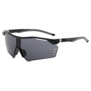 (  Black frame  gray  Lens )occidental style man lady Outdoor sport Colorful Sunglasses personality fashion sunglass