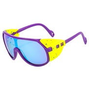 (  purple  frame  blue ) sport style sunglass trend sunglass personalty Outdoor Sunglasses