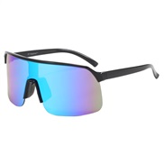 ( Black frame  blue )Colorful Outdoor Sunglasses woman style occdental style sport man sunglass