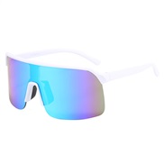 ( while frame blue )Colorful Outdoor Sunglasses woman style occdental style sport man sunglass