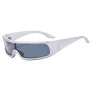 ( silver frame  gray  Lens )fashon Sunglasses ant-ultravoletsunglasses personalty Outdoor sunglass