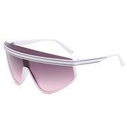(  while frame gray  pink) occdental style sport sunglass  man woman Colorful Sunglasses  personalty