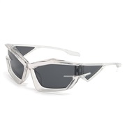 ( transparent frame  gray  Lens )occidental style sunglass Y Sunglasses sunglass