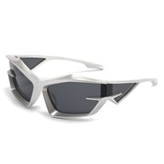 ( silver frame  gray  Lens )occdental style sunglass Y Sunglasses sunglass