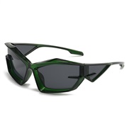 ( transparent green gray  Lens )occdental style sunglass Y Sunglasses sunglass