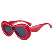 ( red  frame  Black grey  Lens )Y sunglass sunglass surface Sunglasses candy colorsns