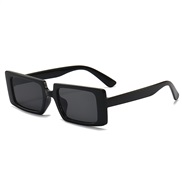 ( bright black gray  Lens )fashion sunglass woman trend transparent personality Sunglasses style
