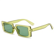 ( Lens )fashon sunglass woman trend transparent personalty Sunglasses style