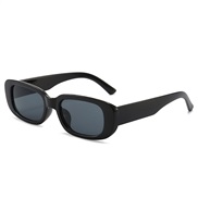 ( Black frame  gray  Lens )personality samll sunglass occidental style all-Purpose lady Sunglasses sunglass