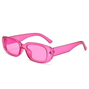 ( purple frame  pink Lens )personalty samll sunglass occdental style all-Purpose lady Sunglasses sunglass
