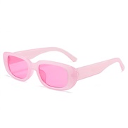 ( light pink  frame  pink Lens )personalty samll sunglass occdental style all-Purpose lady Sunglasses sunglass