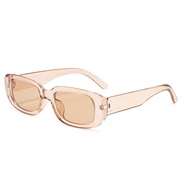 ( tea  frame  tea  Lens )personalty samll sunglass occdental style all-Purpose lady Sunglasses sunglass