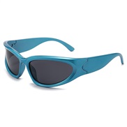 ( blue  frame  gray  Lens )Y sunglass  sport Sunglasses woman