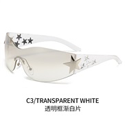 ( transparent while  Lens  Mercury  Lens )Y Sunglasses  occdental style personalty Outdoor sunglass