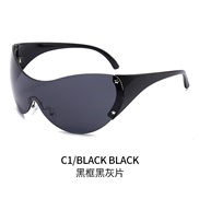 ( Black grey  Lens ) sunglassY Sunglasses occidental style fashion sport