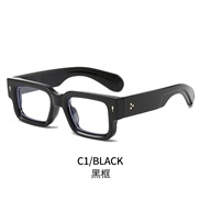 ( Black frame ) square Korean style Anti blue light spectacles