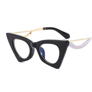 (C  Black frame  transparent Lens )cat sunglass  spectacles  personalty fashon lady Sunglasses
