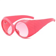 (C  purple frame  pink Lens ) personalty sunglass Y man lady fashon occdental style Sunglasses