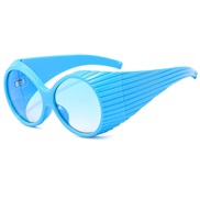 (C  blue  frame  blue  Lens ) personalty sunglass Y man lady fashon occdental style Sunglasses