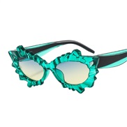 (C  frame  tea  Lens )lovely flowers personalty sunglass lady ornament color occdental style