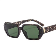 (C  leopard print frame G Lens ) samll black sunglass personalty fashon Sunglassesns