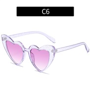(C  purple  frame  purple  Lens  gold  pink) multcolor love sunglass  personalty Sunglasses occdental style sunglass