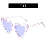 (C  purple  frame  purple  Lens ) multcolor love sunglass  personalty Sunglasses occdental style sunglass
