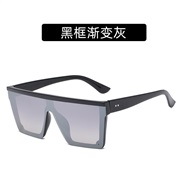 (C  Black frame  Gradual change Mercury )occdental style trend square sunglass man fashon Rce nal Sunglasses sunglass