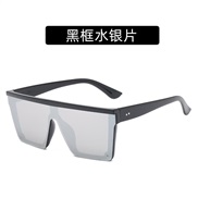 (C  Black frame  while  Mercury )occdental style trend square sunglass man fashon Rce nal Sunglasses sunglass
