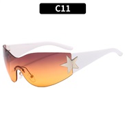 (C / while / gray  Lens )occdental styleY sunglass  Sunglasses